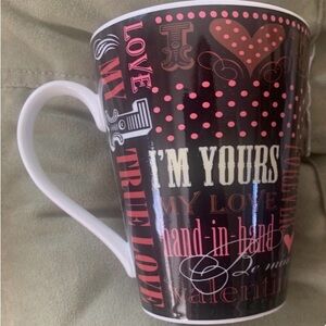 NEW Formation Brands LLC Romantic Black and Pink Mug